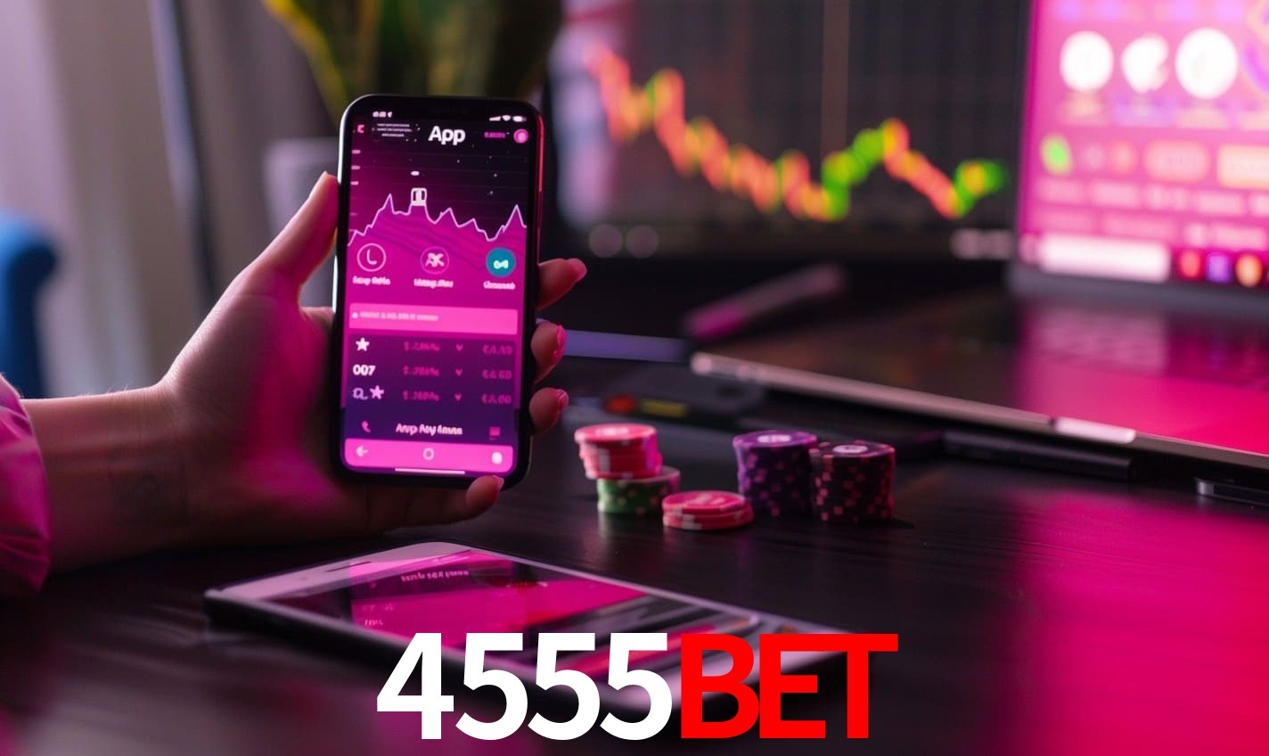 Comparação APP mobile vs versão web da 4555bet